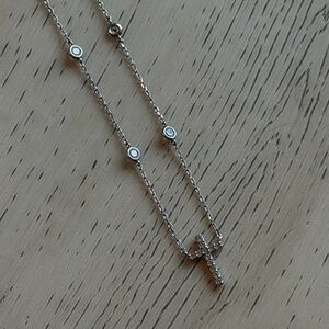 925 Sterling Silver Cross Necklace